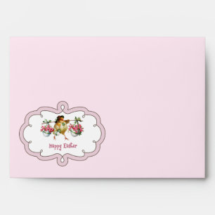 Vintage Chick with Eggs Easter Envelopes