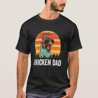 Vintage Chicken Dad Chicken Lover T-Shirt