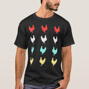 Vintage Chicken Design - Chicken Lover T-Shirt