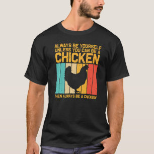 Vintage Chicken For Men Women Chicken Farming T-Shirt