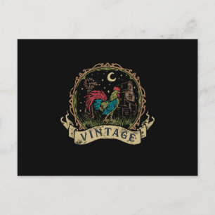 Vintage Chicken Postcard