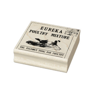Vintage Chicken Stamp