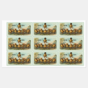 Vintage Chicken Wrangler and Chicks Egg Carton
