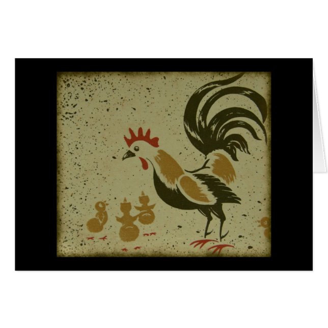 Vintage Chickens (Front Horizontal)