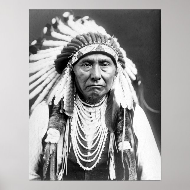 Vintage Chief Joseph Native American Poster (Front)