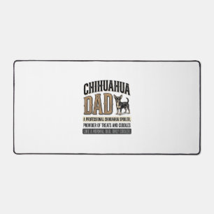 Vintage Chihuahua Dad Dog Lover Shirt Design_1 Desk Mat