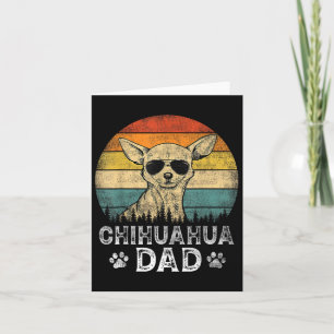 Vintage Chihuahua Dad Dog Lovers Father&# s Day T Card