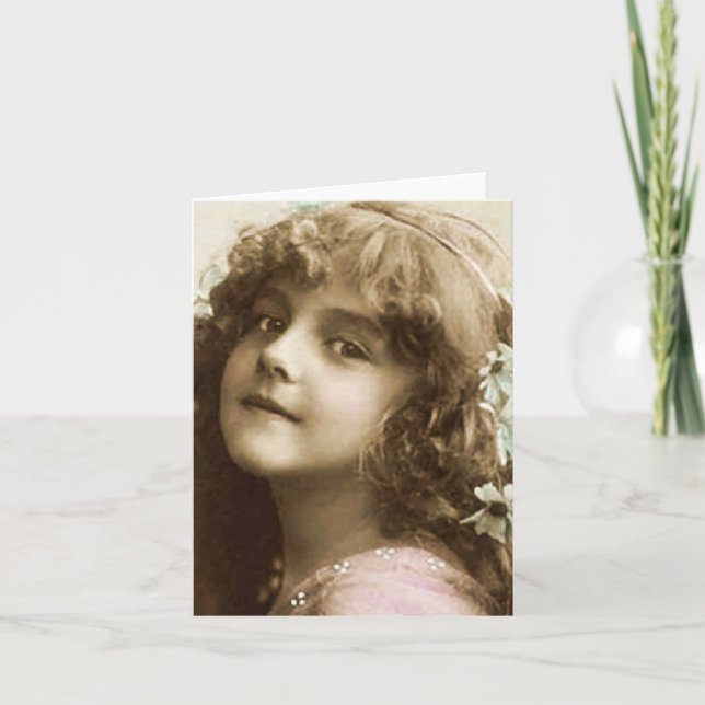 vintage child card (Front)