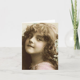 vintage child card
