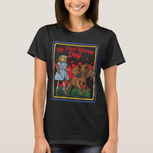 Vintage Child Game Horror Dark Humour First Rescue T-Shirt