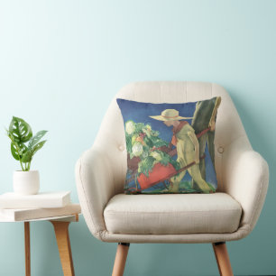 Vintage Child, Organic Gardening; Victory Garden Throw Pillow