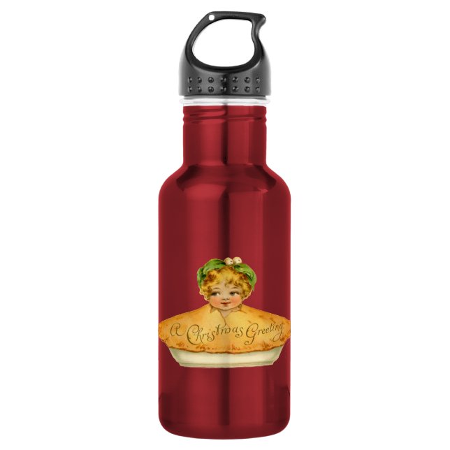 Vintage Child & Pie 532 Ml Water Bottle (Front)