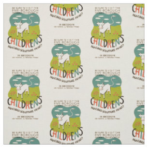 Vintage Children’s Art custom fabric