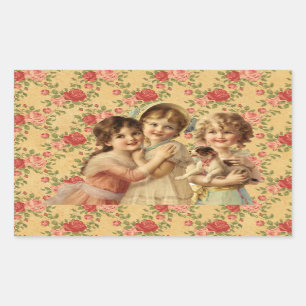 Vintage Children Sticker