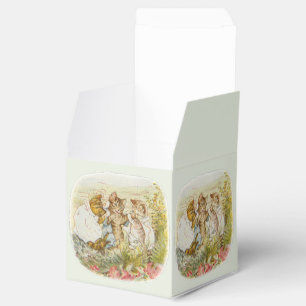 Vintage Children's Book Baby Nursery Room Decor Favor Box