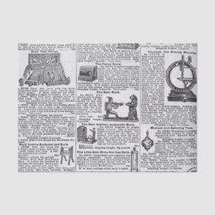 Vintage Children's Toys Advertisement Tissue Paper