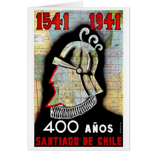 Vintage Chile Santiago Travel (Front)