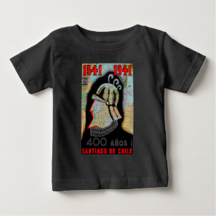 Vintage Chile Santiago Travel Baby T-Shirt