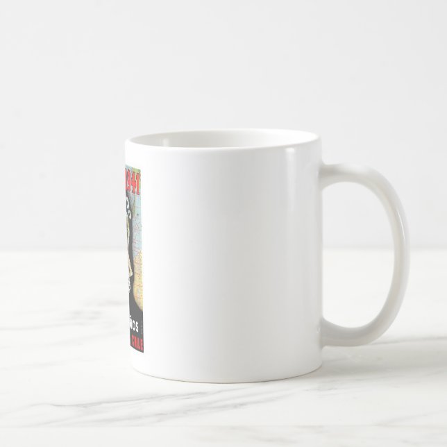 Vintage Chile Santiago Travel Coffee Mug (Right)