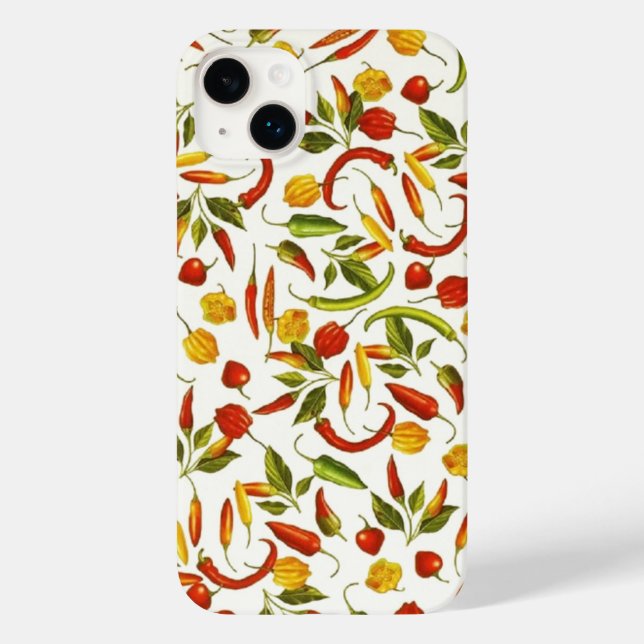 Vintage Chilies Case-Mate iPhone Case (Back)