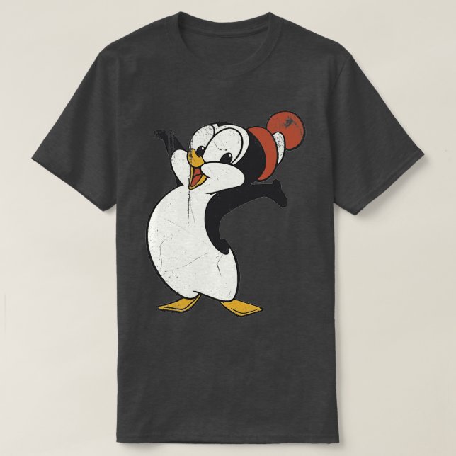 Vintage Chilly Willy Distressed Authentic Style T-Shirt (Design Front)