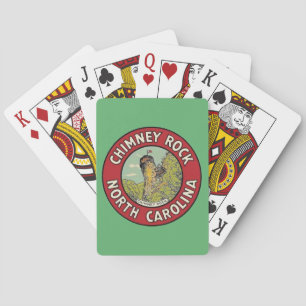 Vintage Chimney Rock NC Playing Cards
