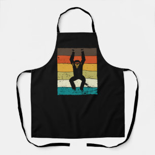 Vintage Chimpanzee Ape Monkey Monkeys Apes Chimp Apron