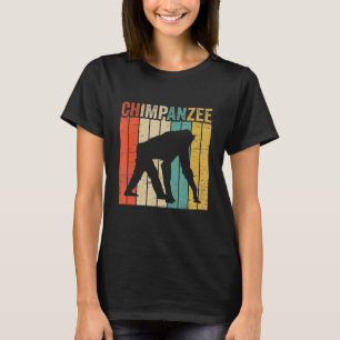 Vintage Chimpanzee Monkey Chimp Ape Wildlife Chimp T-Shirt