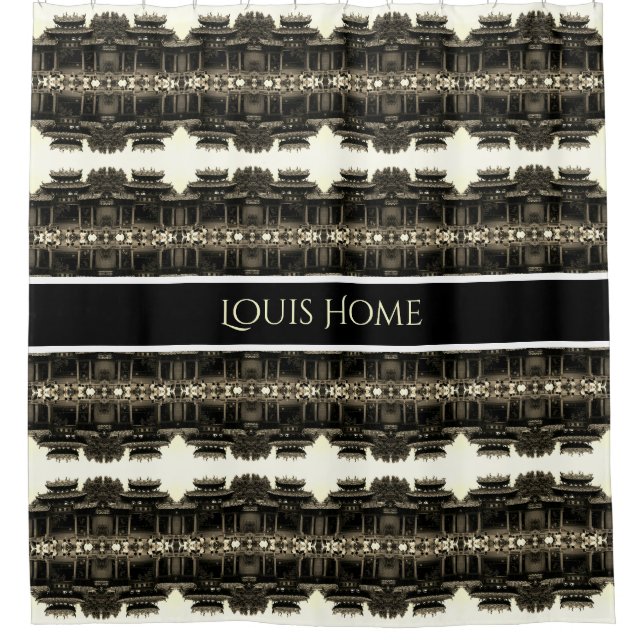 Vintage China Canton Foshan ancestral temple (Front)