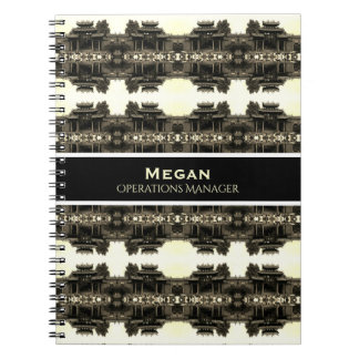 Vintage China Canton Foshan ancestral temple Notebook