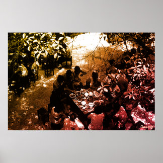 Vintage China Canton restaurant Poster