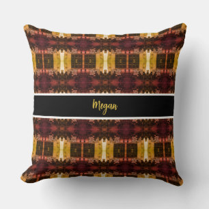 Vintage China Changsha book lending 1970 Square St Throw Pillow