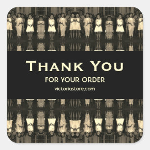 Vintage China Changsha childcare 1970 Square Sticker