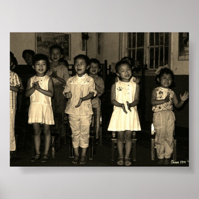 Vintage China Changsha childcare Poster (Front)