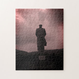 Vintage China Changsha Mao Tse Tung statue Jigsaw Puzzle