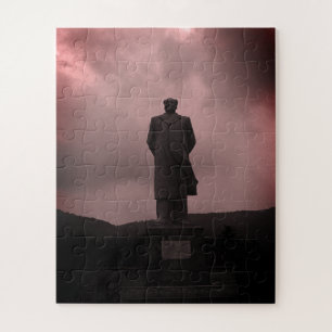 Vintage China Changsha Mao Tse Tung statue Jigsaw Puzzle