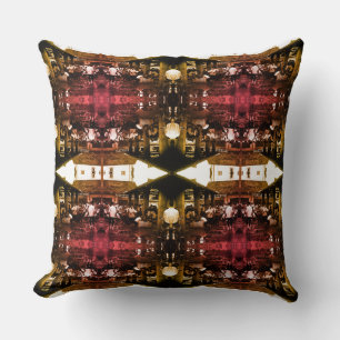Vintage China changsha market Mouse Pad Throw Pillow