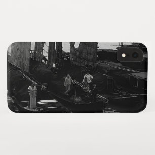 Vintage China Changsha xiang jiang boat iPhone XR Case