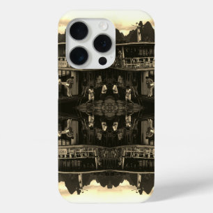 Vintage China Guilin river boat Case-Mate iPhone C 15 Pro Case