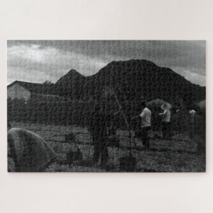 Vintage China Guilin watering with liquid manure Jigsaw Puzzle