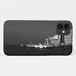 Vintage China Hong Kong boat skyscraper ​​sea iPhone 11 Case