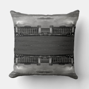 Vintage China Pekin The National Museum of China P Throw Pillow