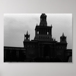 Vintage China Shanghai Exhibition hall Poster