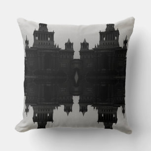 Vintage China Shanghai Exhibition hall Poster Throw Pillow