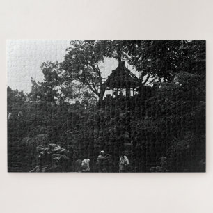 Vintage China Shanghai Yuyuan garden Jigsaw Puzzle