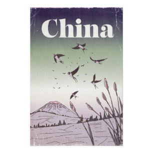 Vintage China Travel Poster