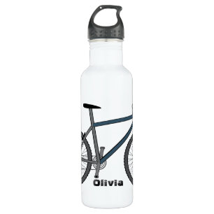 Vintage Chinese Flower Bicycle Recycle Peace Sign 710 Ml Water Bottle
