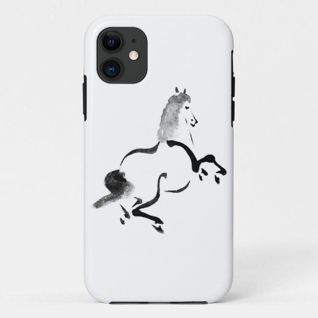 Vintage Chinese Horse Case-Mate iPhone Case (Back)