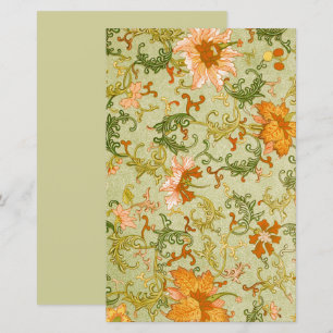 Vintage Chinese Ornament Jones Flowers  