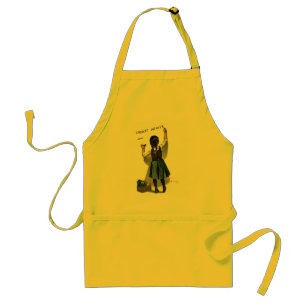 Vintage Chocolat Menier French Poster Bouisset Art Standard Apron